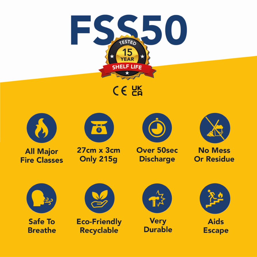 Fire Safety Stick Agri-Pack - 50 Second Discharge